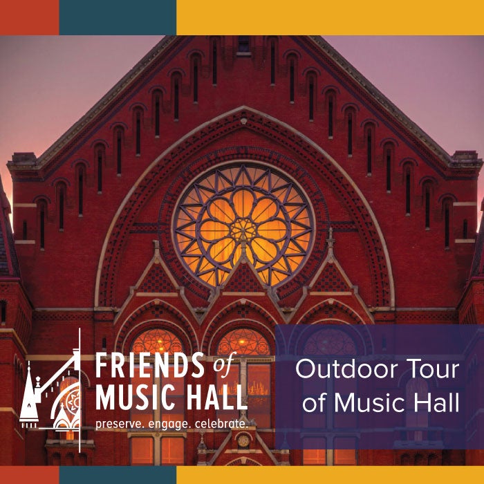 More Info for Outdoor Building Tour of Cincinnati Music Hall