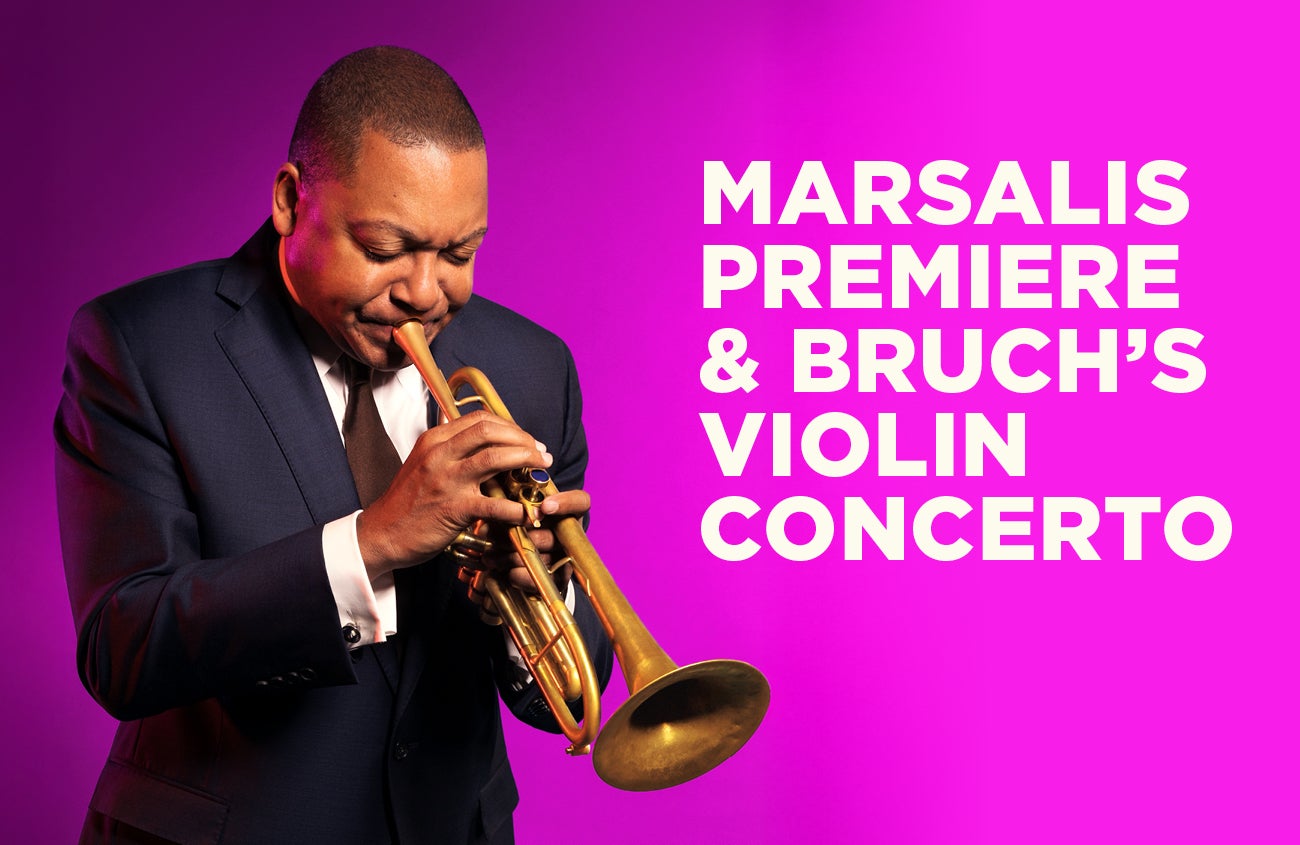 Marsalis Premiere & Bruch's Violin Concerto